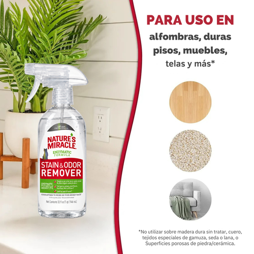Quitamanchas Y Olores Nature's Gatos Mascotas